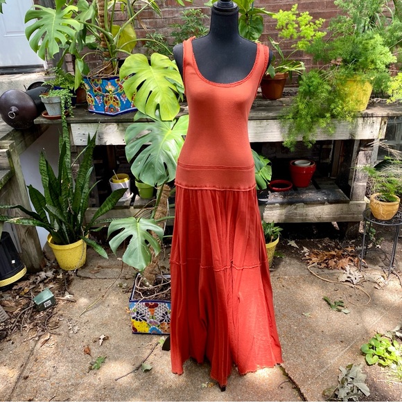Corset-Back Maxi Dress - Picture 1 of 12